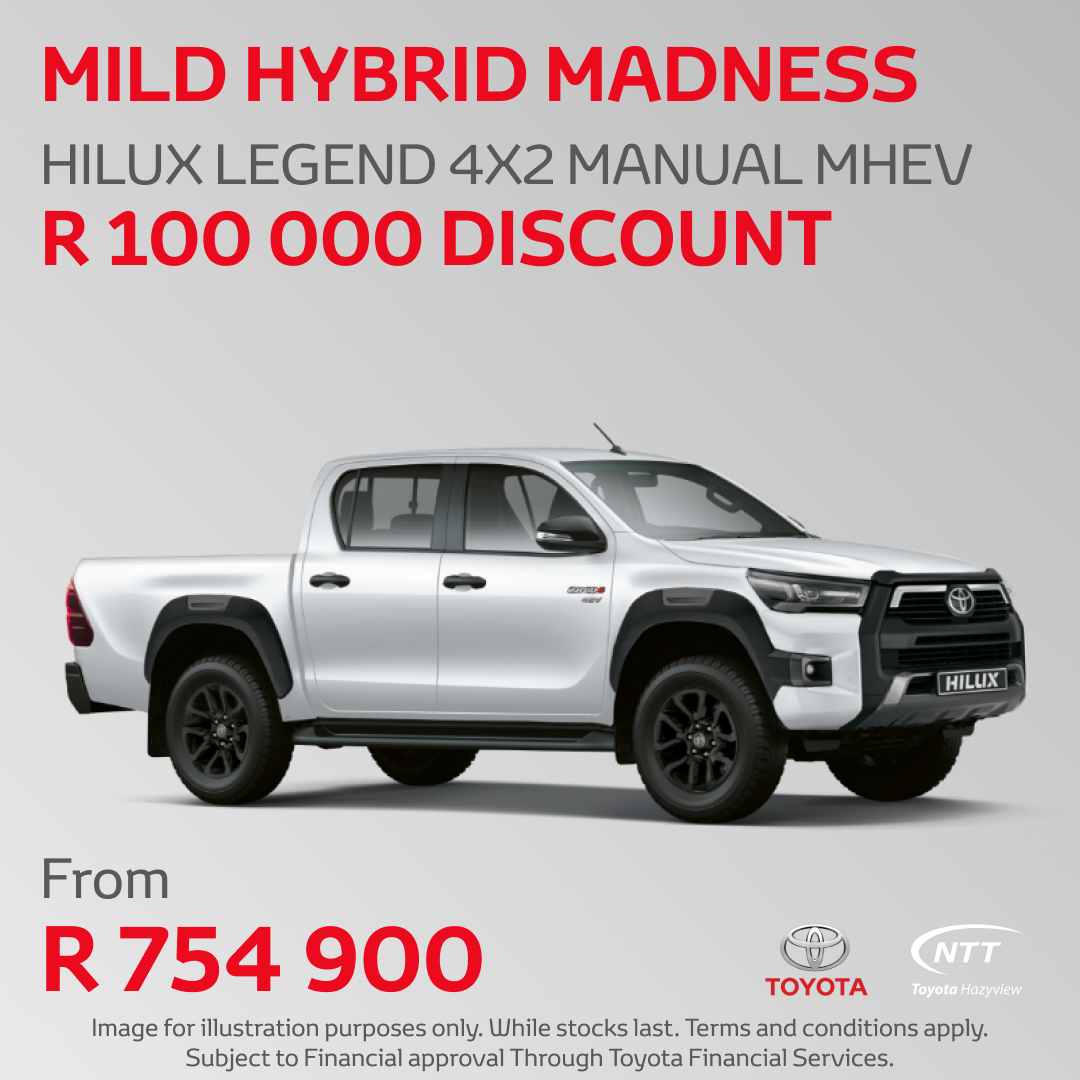MILD HYBRID MADNESS – TOYOTA HILUX  - NTT Motor Group - New, Used & Demo Cars for Sale in South Africa