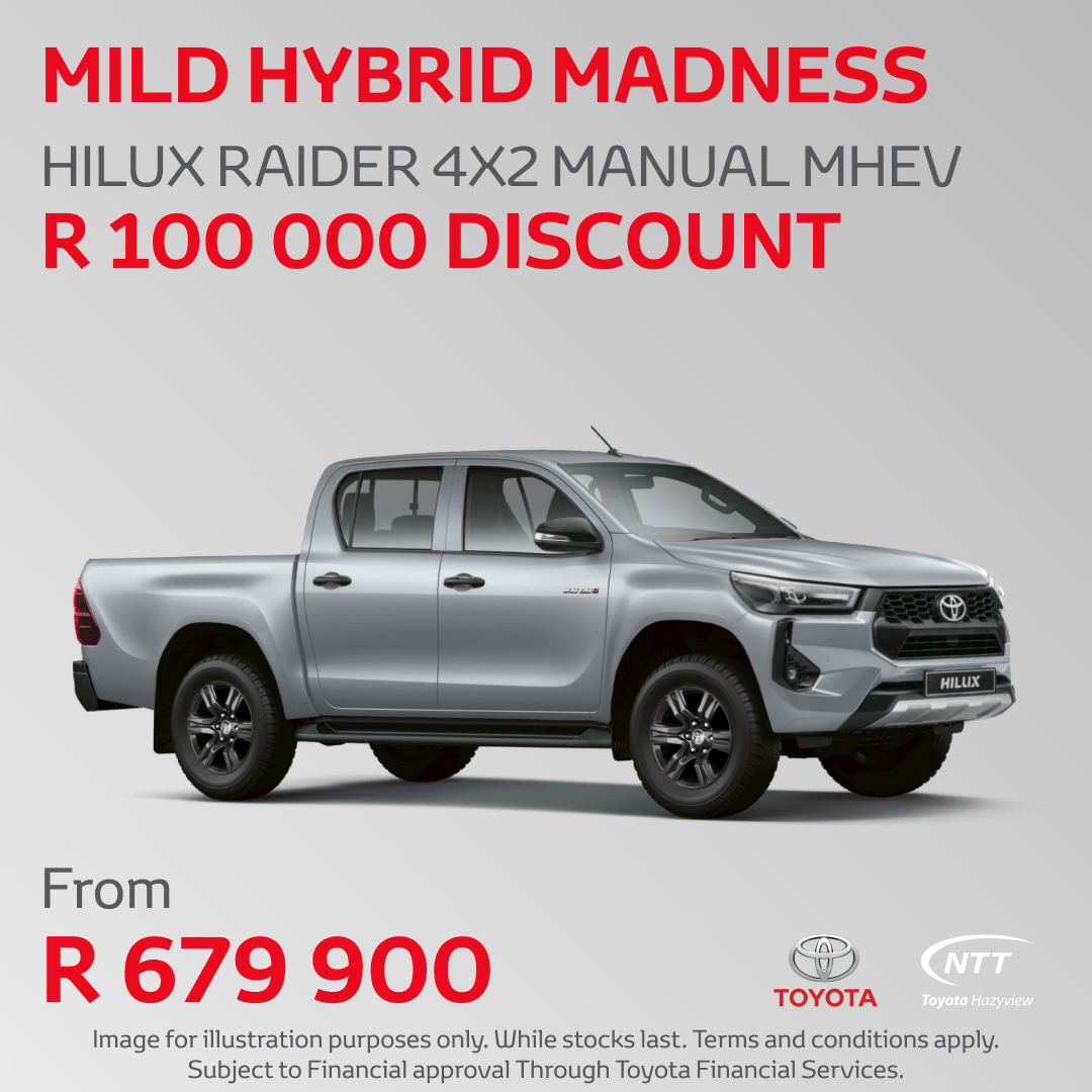 MILD HYBRID MADNESS – TOYOTA HILUX  - NTT Motor Group - New, Used & Demo Cars for Sale in South Africa