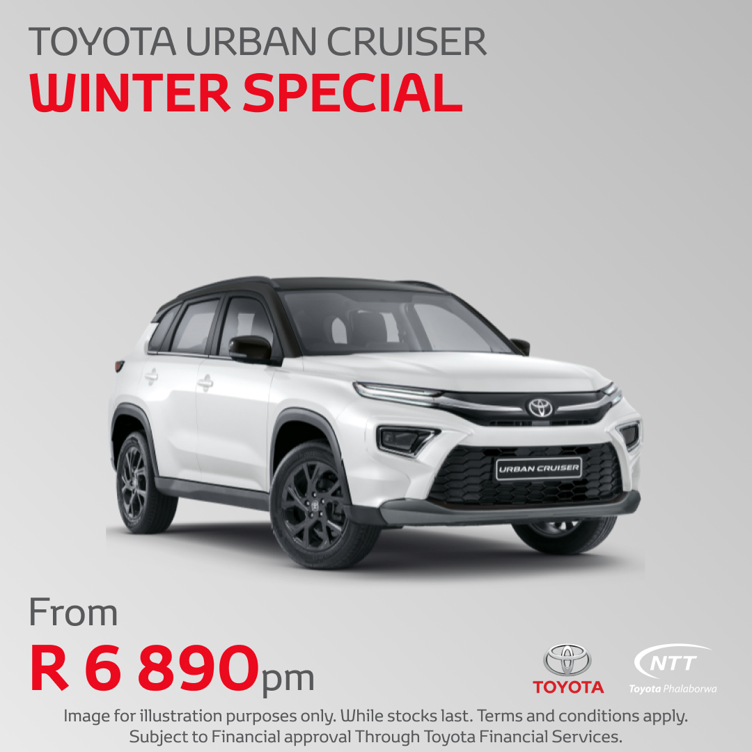 WINTER SPECIAL – TOYOTA URBAN CRUISER - NTT Motor Group - New, Used & Demo Cars for Sale in South Africa