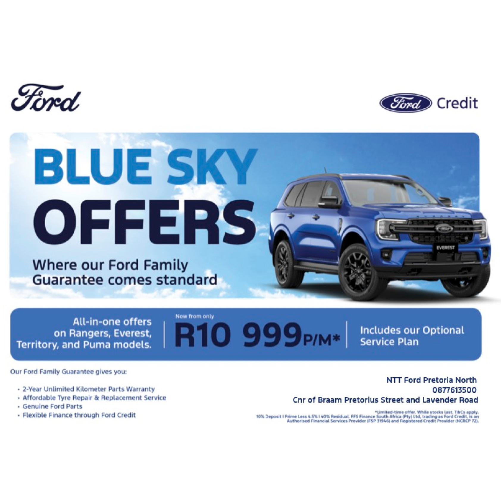 Blue Sky Offers Special Offer