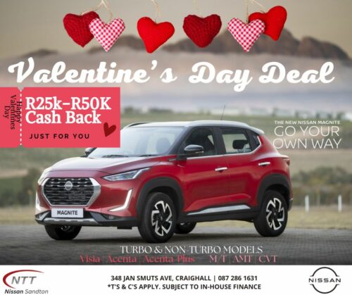 Valentine’s Day Deal image from NTT Motor Group